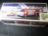 Hess Emergency Truck with Rescue Vehicle in original box as issued.