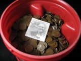 2,000 Wheat Cents, which I have not had time to check for date.