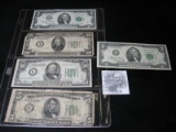 (2) Series 1976 $2 U.S. Federal Reserve Notes; Series 1934B $5 Federal Reserve Note; Series 1934 $20