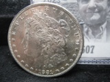 1881 S Morgan Silver Dollar.Brilliant Uncirculated.