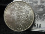 1885 O Morgan Silver Dollar, Brilliant Uncirculated.
