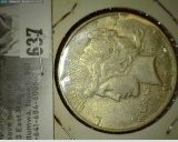 1924 P U.S. Peace Silver Dollar, EF.
