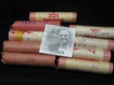 1968 P, D, 78 D, (1) 80 P, & (5) 80 D BU Rolls of Memorial Cents.