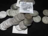 (45) Old Silver Walking Liberty 90% Half Dollars.