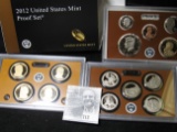 2012 S U.S. Proof Set, all original as issued.
