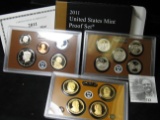 2011 S U.S. Proof Set, all original as issued.
