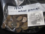 Bag of 1930 era Lincoln Cents, never had time to count.