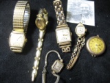 Group of what appears to be Gold-filled or Gold plated Watches.