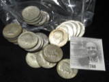(23) 40% Silver Kennedy Half Dollars of various grades and dates.