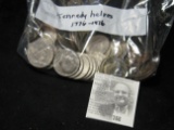 Uncounted bag of 1776-1976 Bicentennial Commemorative Half Dollars. Have fun with this lot.