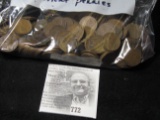 Mixed bag of 1909-29 Lincoln Cents, I never counted and never checked the dates, but the bag was lab