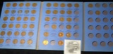 1941- Partial Lincoln Cent Set in a blue Whitman folder.