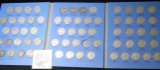 1938-1961 D Jefferson Nickel Set in a blue Whitman folder, missing only the 1950 D and the overdate.