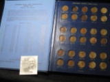1909 P VDB - 40 S Lincoln Head Cent Set, stored ina 1960 Copyrighted Western Publishing Company albu
