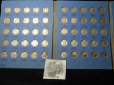 Roosevelt Dime Set 1946-1963 with some duplicates. Stored in a Whitman folder. (50 pcs.).