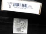 Unopened U.S. Mint Box containing the D Mint Gerald R. Ford 25-piece Roll of Golden Dollars.