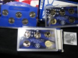 2002 Philadelphia Mint Edition State Quarter Collection; 2003 S & 2005 S State Quarters Proof Sets.
