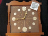Battery operated Clock (no batteries) containing $2.30 face in 90% Silver 1964 Coins.