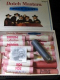 (38) BU Rolls of Lincoln Cents, which appear to date in the 1970-80; & a BU Roll of 1972 Jefferson N