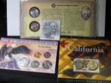 California P & D Statehood Quarters; The Presidents Five-Piece Set with a 40% Silver Half Dollar; &