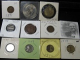 Pair of Old U.S. Large Cents; 1874, 1881, 1884, 1891, 1892 Indian Cents; 1918 P, 1943 P Lincoln Cent
