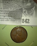 1924 D Lincoln Cent, VF.