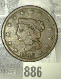 1843  U.S. Large Cent. Fine.