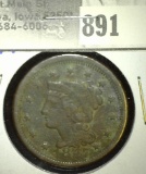 1847  U.S. Large Cent.