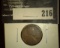 1914S Lincoln Cent VG.