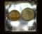 1883 No-Cents Liberty Nickel EF and 1938 Romania 1 Leu BU.