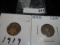1919 Lincoln Cent. Red & Brown BU.and 1919S VF.