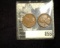 Pair of 1928 D high grade Lincoln Cents.