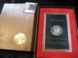 1971 S Silver Proof Eisenhower Dollar in original box of issue.