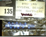 One Dozen 4mm Crystal Beads, Sapphire; & Amethyst, pink-lavendar, fine cut AAA 8 x 4mm Marquis cut,