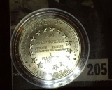 2001P US Capital Silver Commemorative Half Dollar. BU In Capsule.