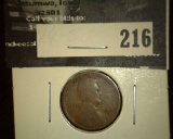 1914S Lincoln Cent VG.