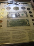 The President Collection Contains 2 each, Cent - Eisenhower Dollar Showing Obverse and Reverse and I
