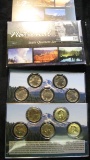 2012S Statehood Quarter Sets 1-Uncirculated and 1-Gold Clad in Delux Holders.