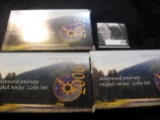 2004P,D,S, 2005P,D,S & 2006P,D,S Westwatd Journey Nickel Sets. As Issued by the US Mint.