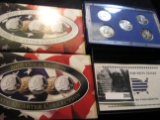 2002 State Hood Quarter Platnum and Gold Edition Sets. And 1999P 5 Piece set BU in Holder.