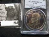 1973S Clad Proof Eisenhower Dollar PCGS PR69 Cam.
