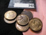 1930D, 1935P,D, 1936P, D, 1937 and 1940P Red & Brown Uncirculated Lincoln Cents.