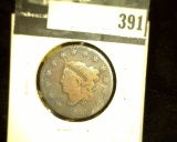 1830 US Large Cent. VG.