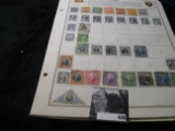 Group of Stamp Album sheets with Stamps from the Ecuador to Egypt.