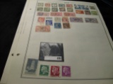 Group of Stamp Album sheets with Stamps from the France to Gambia.