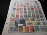 Group of Stamp Album sheets with Stamps from Greece.