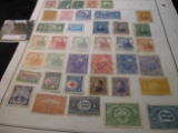 Nice Collection of Honduras Stamps, attached to album pages with hinges.