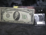 Series 1934 A $10.00 Federal Reserve Note.