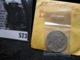 1929P Buffalo Nickel. EF