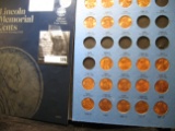 Partial Set 1959-1998 Lincoln Cents  75 BU Coins in a Whitman Coin Folder.